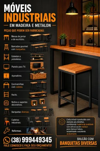 Móveis industriais