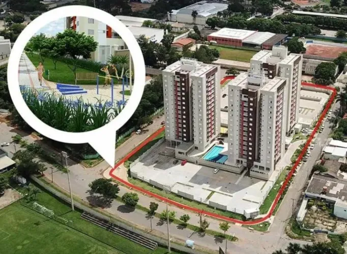 APARTAMENTO PARA ALUGUEL - 2/4  ST.SANTA GENOVEVA 