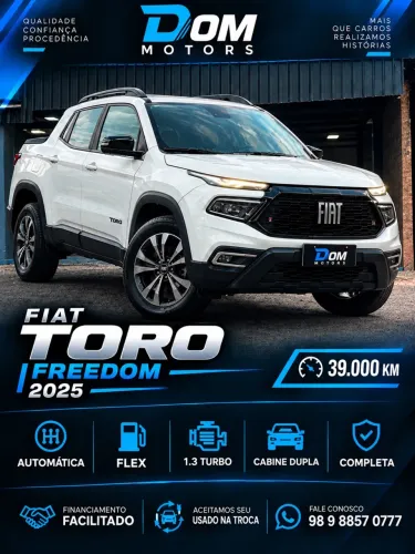 Fiat Toro Freedom 1.3 T270 4X2 Flex AUT 2025
