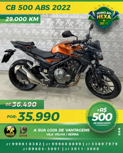 Moto Honda CB 500F ABS 2022