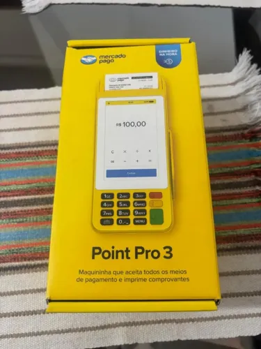Maquininha Mercado Pago Point Pro 3 - Excelente Estado (1 mês uso)