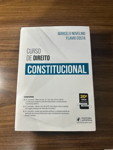 Direito constitucional- Curso de Direito Constitucional Marcelo Novelino