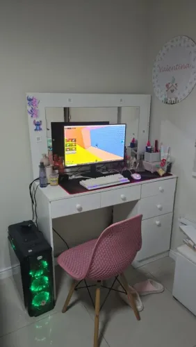 Penteadeira camarim com espelho 