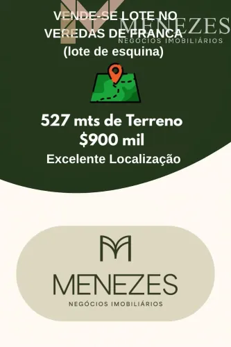 Vende-se lote no condomínio fechado Veredas de Franca.