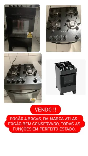 VENDO FOGÃO 4 bocas ATLAS