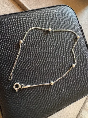 Pulseira de bolinha - Prata 925