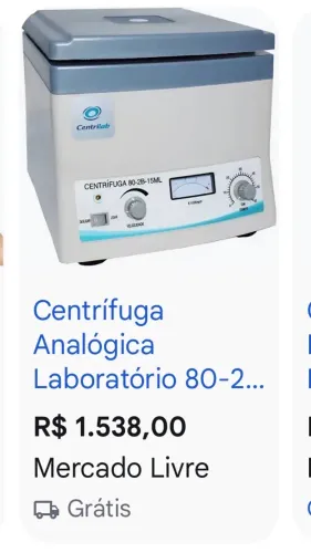 Centrifuga para PRP e Incubadora para plasma gel