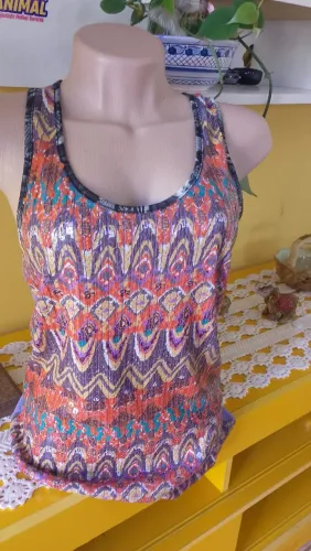 Blusa bordada feminina tamanho P 