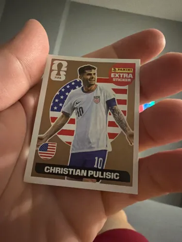 Figurinha copa Pulisic OURO