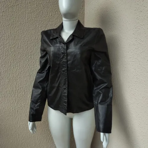Jaqueta de couro feminina