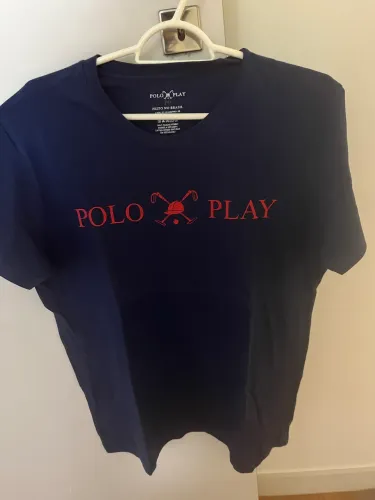 camiseta polo play azul marinho pp 