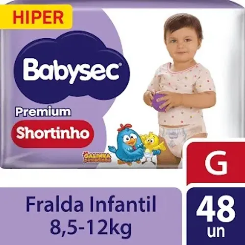 Fralda babysec - 48 unidades G 