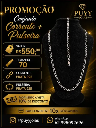 Promoção  Correntes de Prata 925