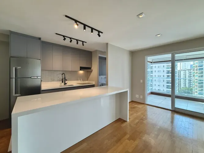 Apartamento para alugar no Cube Campo Belo com 1 suíte próx. metrô, Aeroporto, Itaim, Moem