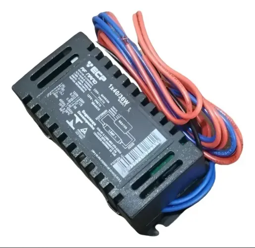 Reator Eletrônico Ecp Para Lâmpada Fluorescente De 40w / 36w Bivolt 127/220v