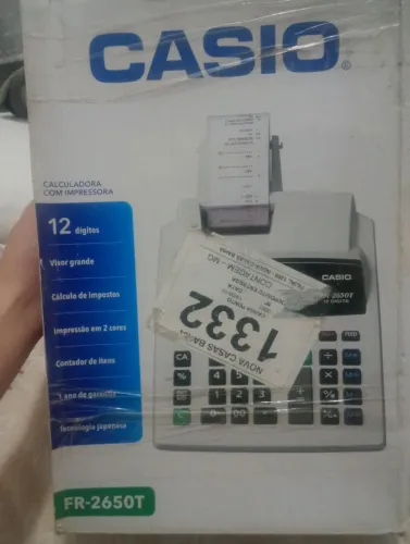 Calculadora com impressora
