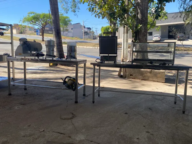 MESA INOX LINEAR 1,57x57