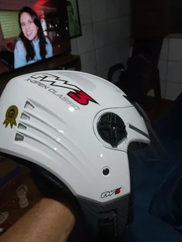 Vendo capacete FW3 X-OPEN CLASSIC BRANCO