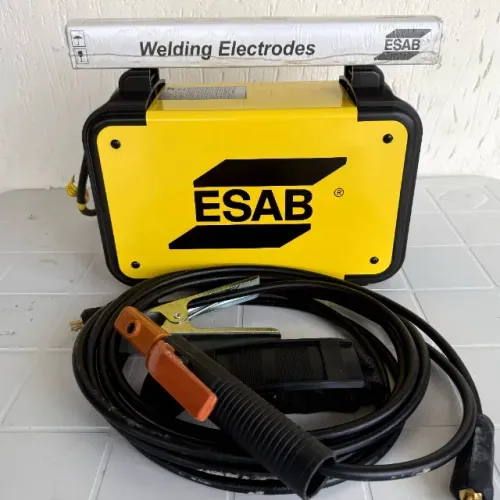 NOVO - Maquina Solda Esab Batam 145i 145A Inversora Portatil Alça Eletrodos Soldador NF