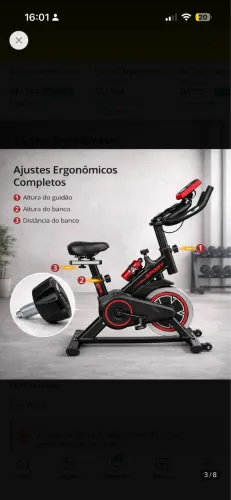 ? Bike Ergométrica nova