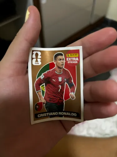 Figurinha Cristiano Ronaldo bronze Extra Sticker