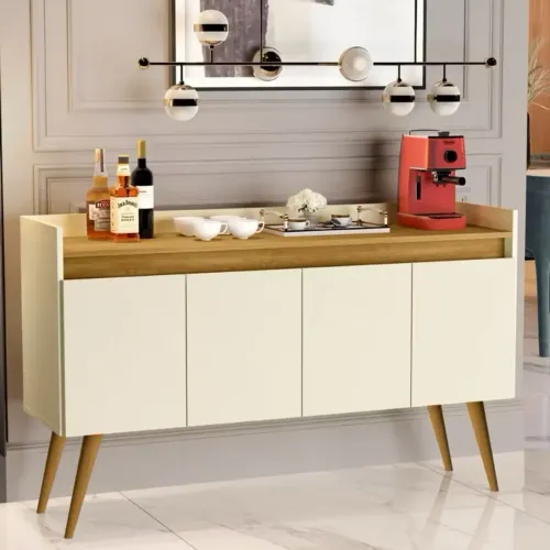 Buffet retrô 4 portas - Entrega e montagem GRÁTIS 