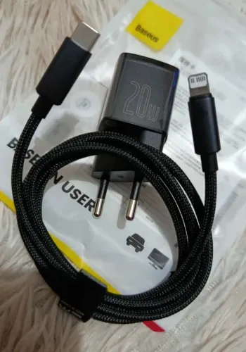 Carregador iPhone Original Baseus 1 Metro