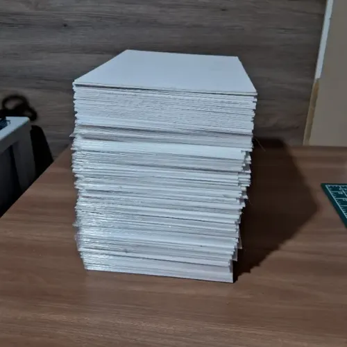 Lote de Placas PET para Sublimação - Dois Tamanhos
