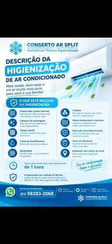 Higienização de Ar-Condicionado 