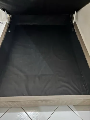 Cama box casal baú