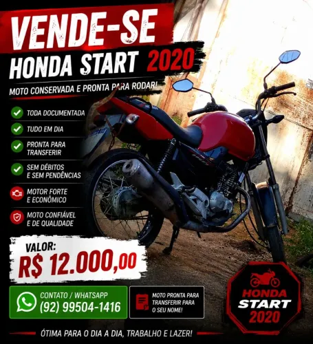 Vende moto 160