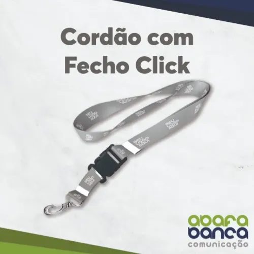 10 Cordões com Fecho Click
