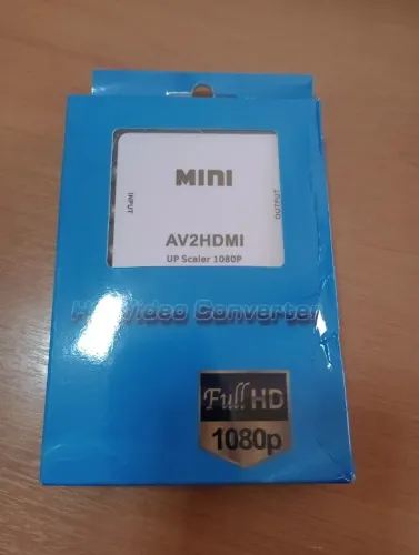 Conversor AV/RCA para HDMI 1080p | Mini Adaptador AV2HDMI | Entrega Grátis em Campo Grande