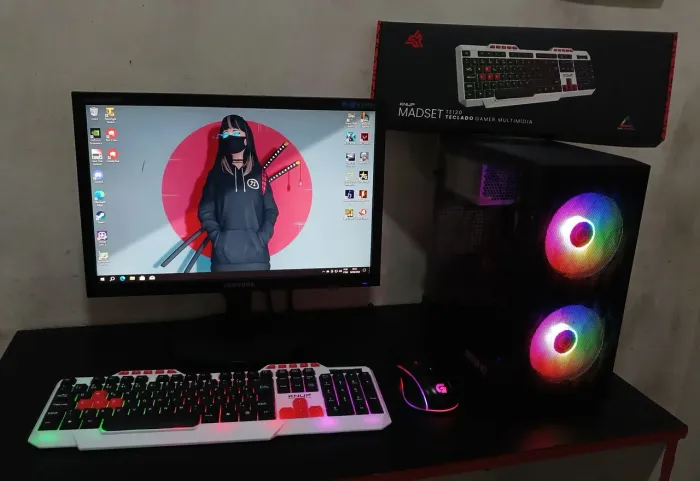 PC Gamer Novo COMPLETO COM TUDO - ENTREGO (Aceito Cartão)