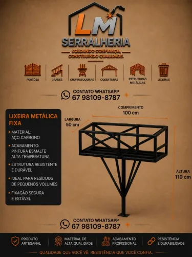 Lixeira Reforçada