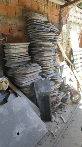 Lote de pedaços de granito