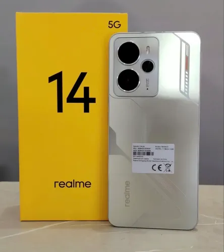 Celular Realme 14 5G NFC 512/12 -Silver Prata Lacrado Garantia 