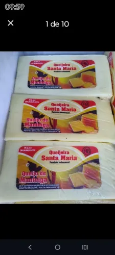 Queijos de manteiga, coalho e mussarela 