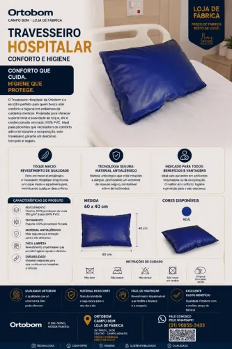 Travesseiro Hospitalar Ortobom