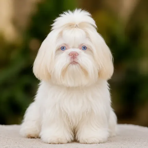 Shih-tzu Albino Macho