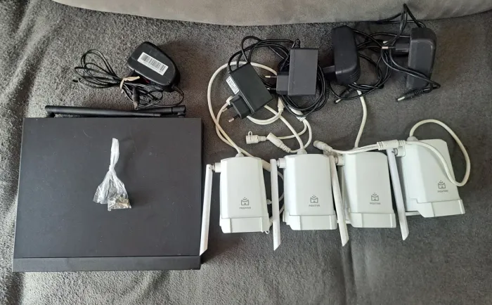 Kit NVR com 4 Câmeras Positivo
