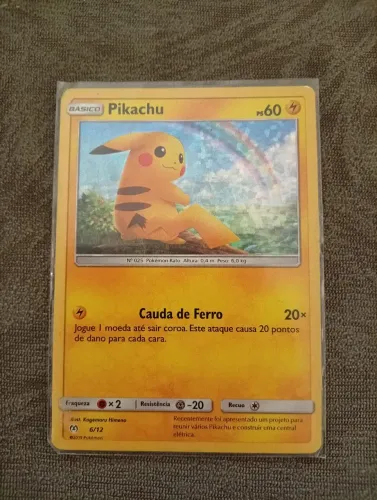 Carta Pokémon Pikachu 