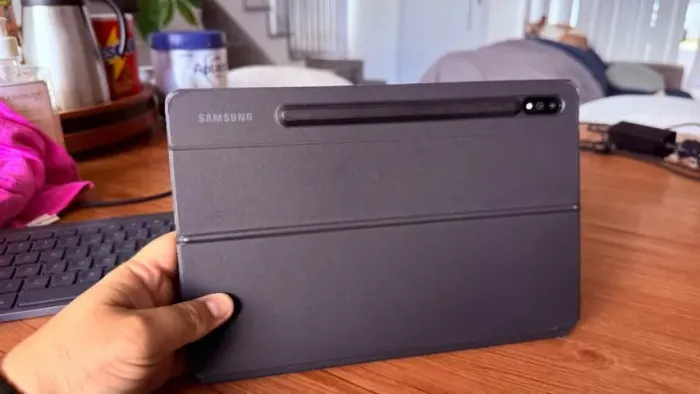 Galaxy Tab S7 256GB 5G + S Pen + Capa Teclado
