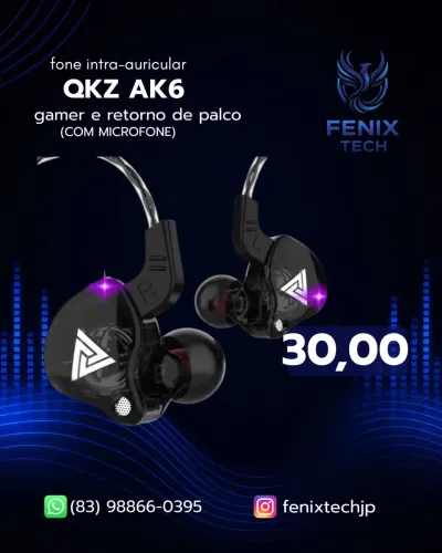 QKZ AK6- gamer/retorno (NOVO)