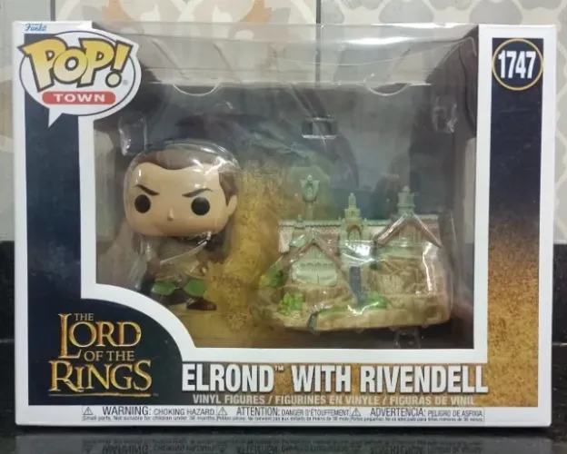 Funko POP 1747 Elrond with Rivendell - The Lord of the Rings O Senhor dos Anéis
