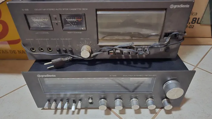 Receiver e tape deck Gradiente