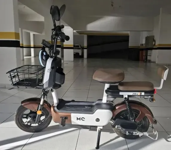 Bike/Bicicleta elétrica MC Joy 800w NFC único dono revisada perfeito estado banco duplo