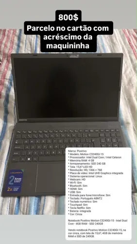 Notebook Positivo