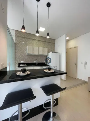 Loft mobiliado no Uno Loft com 1 dormitório para alugar, 45 m² por R$ 3.500/mês - Vila Oli