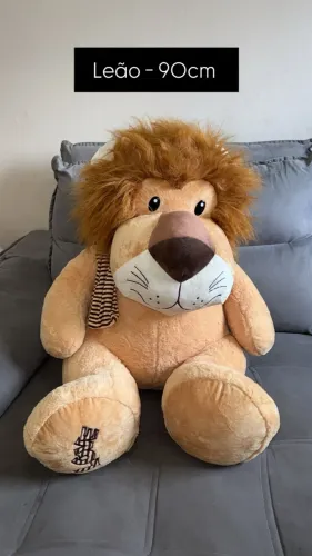 Leao de Pelúcia 90Cm